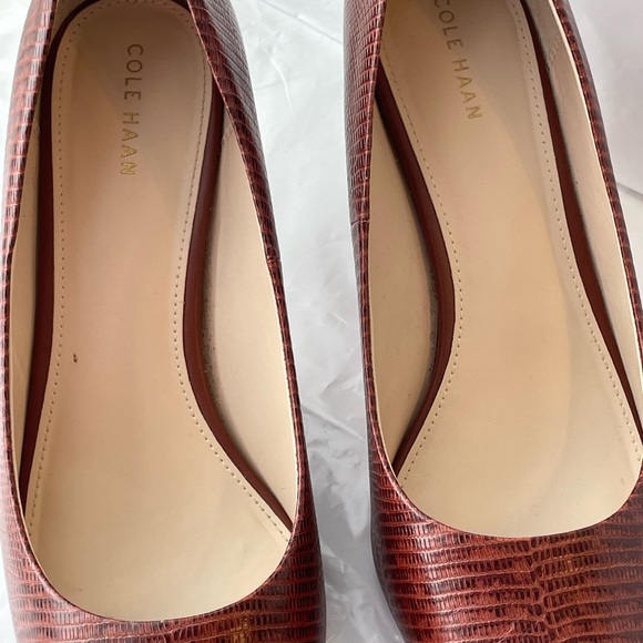 Cole Haan snakeskin heels, size 9 1/2 B, 3” heel - Picture 8 of 10